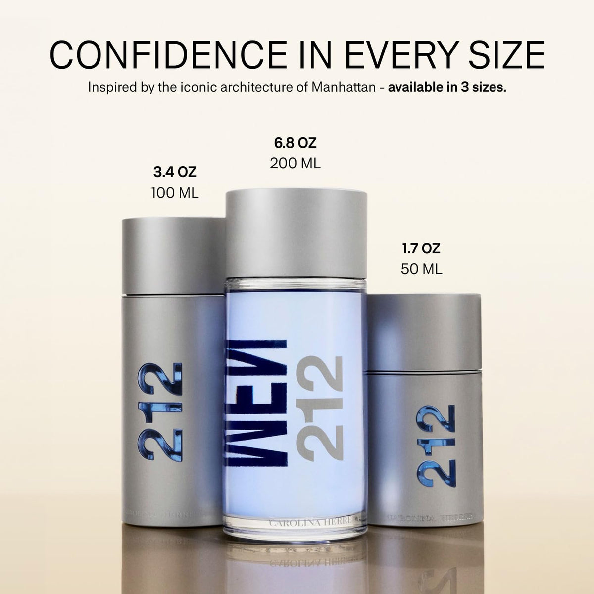 Carolina Herrera 212 NYC Men Eau de Toilette Spray 1.7 Fl Oz
