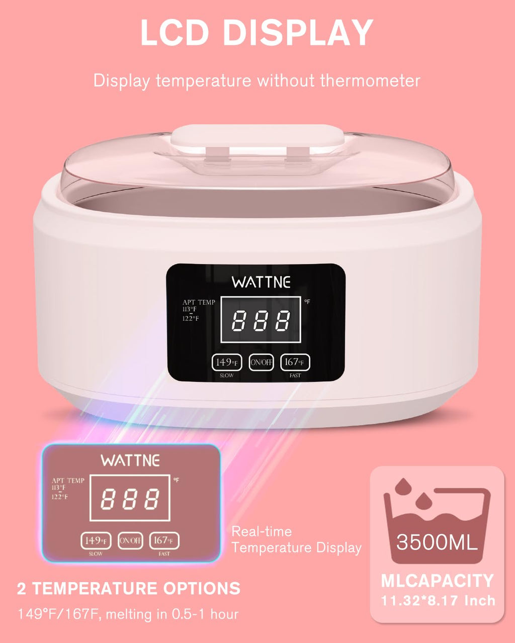 Paraffin Wax Warmer Machine for Hands and Feet, Moisturizing Heat Spa Kit