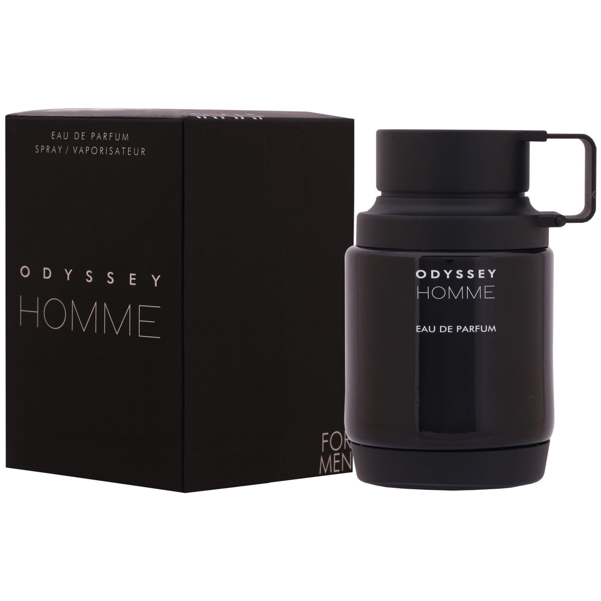 Odyssey Homme Black by Armaf Eau de Parfum Spray for Men, 2.02 oz