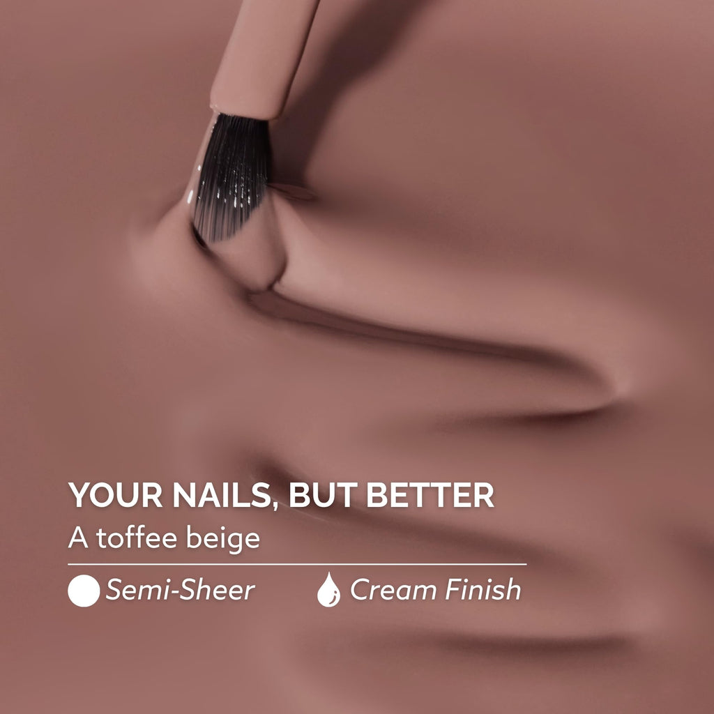 Dazzle Dry Nail Lacquer Step 3, Your Nails But Better, Toffee Beige, 0.5 fl oz