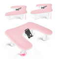 JODSONE U-Shaped Manicure Hand Rest with Rotating Phone Holder