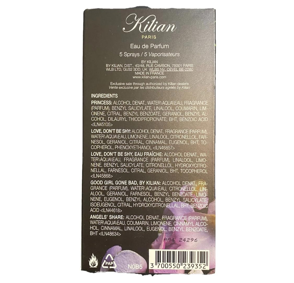 Kilian Paris Mini Discovery Set Eau de Parfum Sample Collection, 5 x 1.5ml