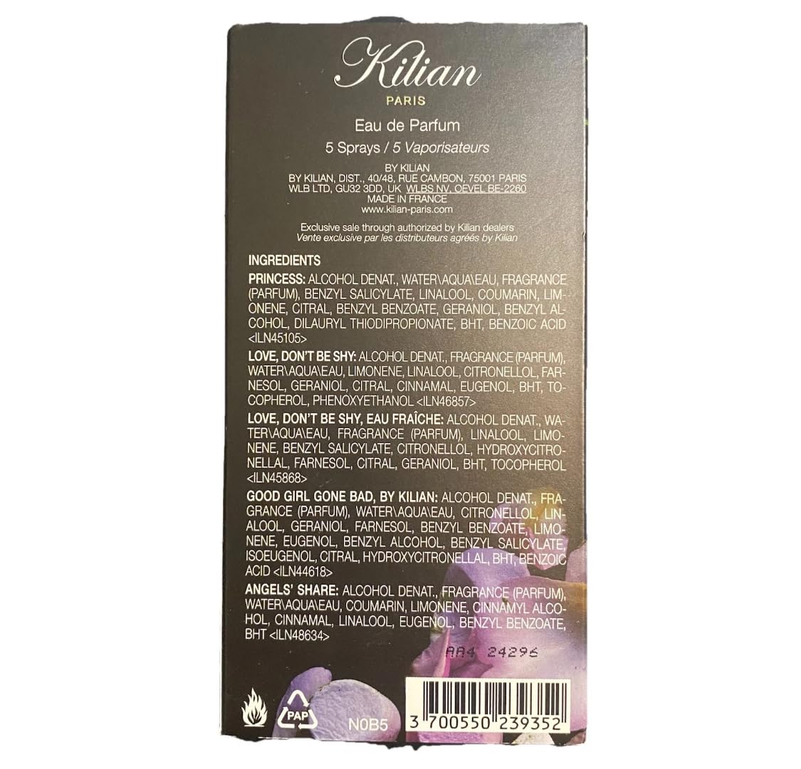 Kilian Paris Mini Discovery Set Eau de Parfum Sample Collection, 5 x 1.5ml