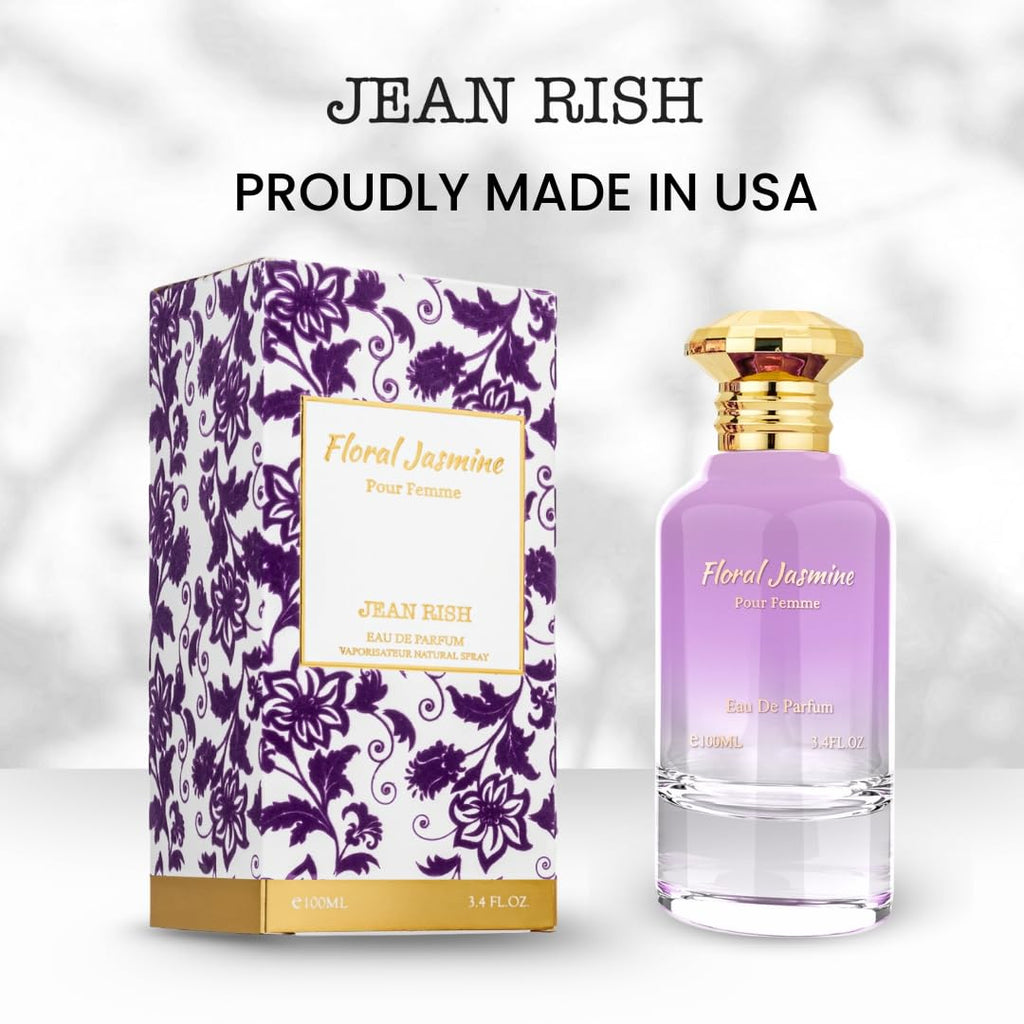 Jean Rish Floral Jasmine Eau de Parfum for Women, Made in USA