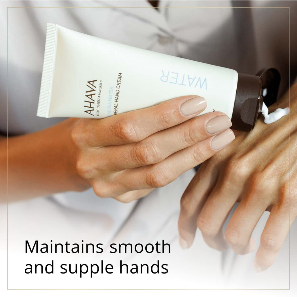 AHAVA Dead Sea Mineral Hand Cream - Fast-Absorbing Hand Moisturizer