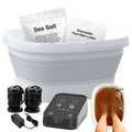 Ionic Foot Bath Detox Machine with 2 Arrays, Liners, Sea Salt and Folding Tub