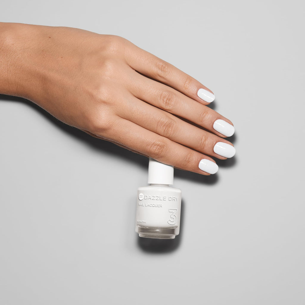 Dazzle Dry Nail Lacquer Step 3 – White Lightning, 0.5 fl oz
