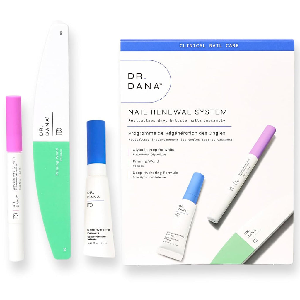 Dr. Dana Nail Repair Kit with Glycolic Acid for Stronger, Shiny Nails