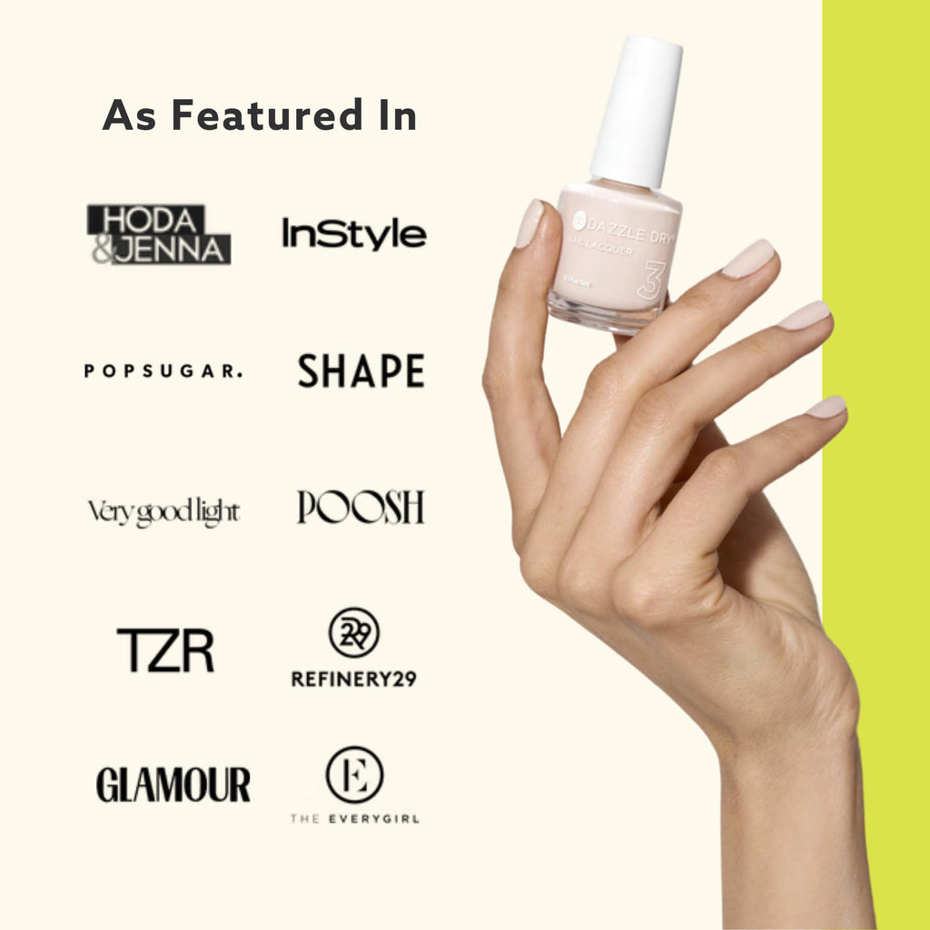Dazzle Dry Nail Lacquer Step 3 – Round Trip Papaya Orange, 0.5 fl oz