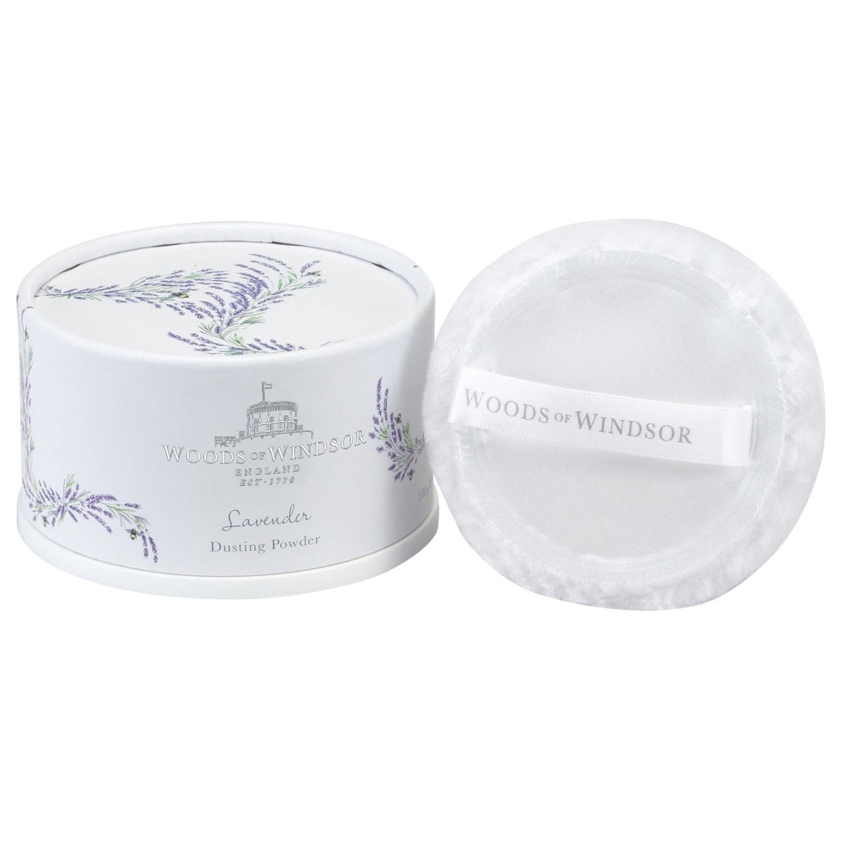 Woods of Windsor Lavender Body Dusting Powder with Puff, 3.5 oz