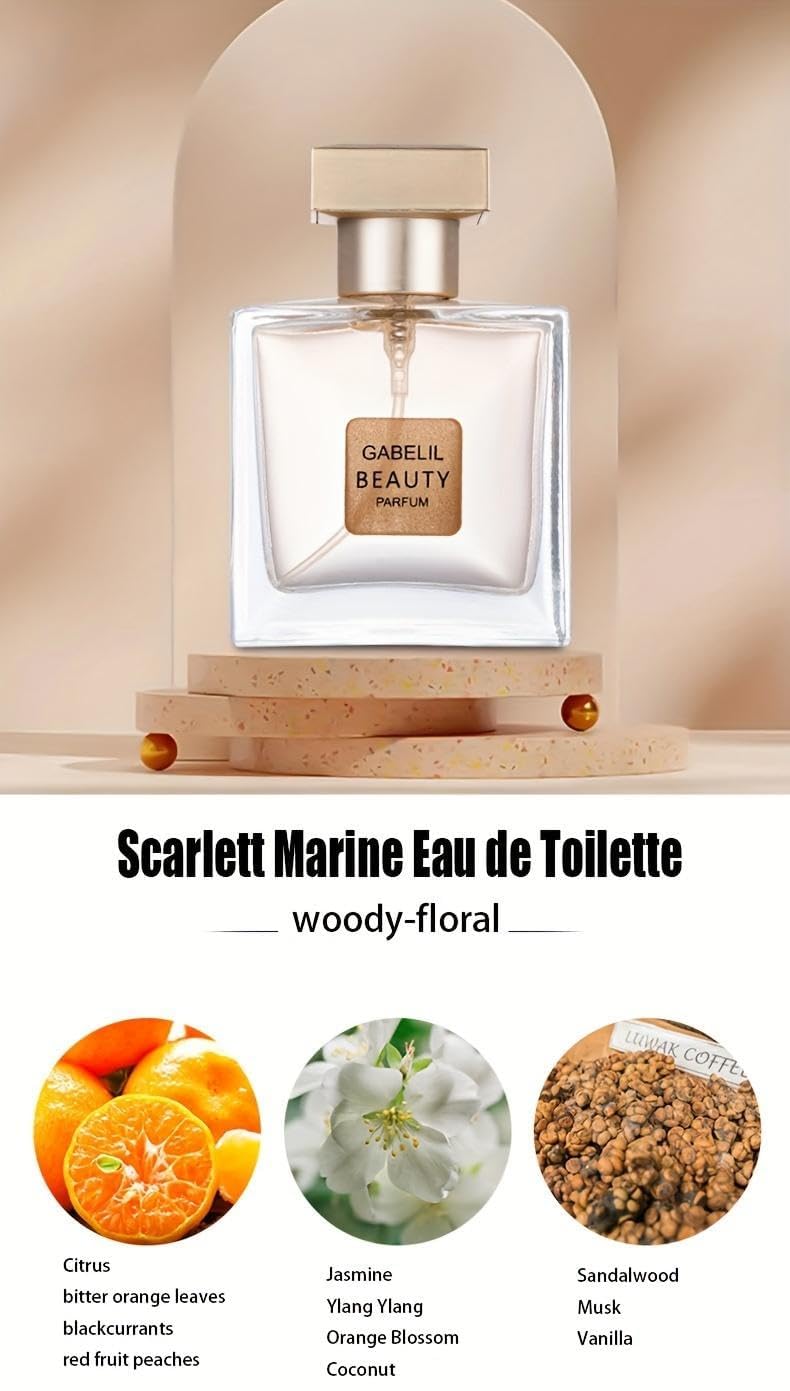 Women's Perfume Set, 4 Floral & Fruity Fragrances, 105 ml Gift Box