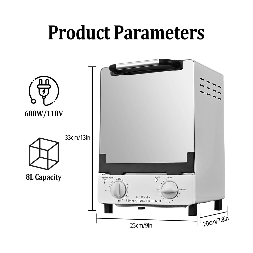 High Temperature Dry Heat Sterilizer with Timer and Temperature Control