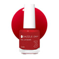 Dazzle Dry Nail Lacquer Step 3 – Lit Bright Red Cream, 0.5 fl oz