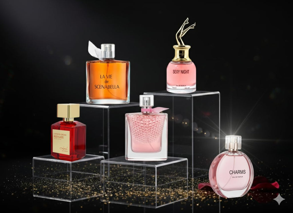Signature Scent 5-Piece Mini Perfume Gift Set for Women, 30ml Bottles