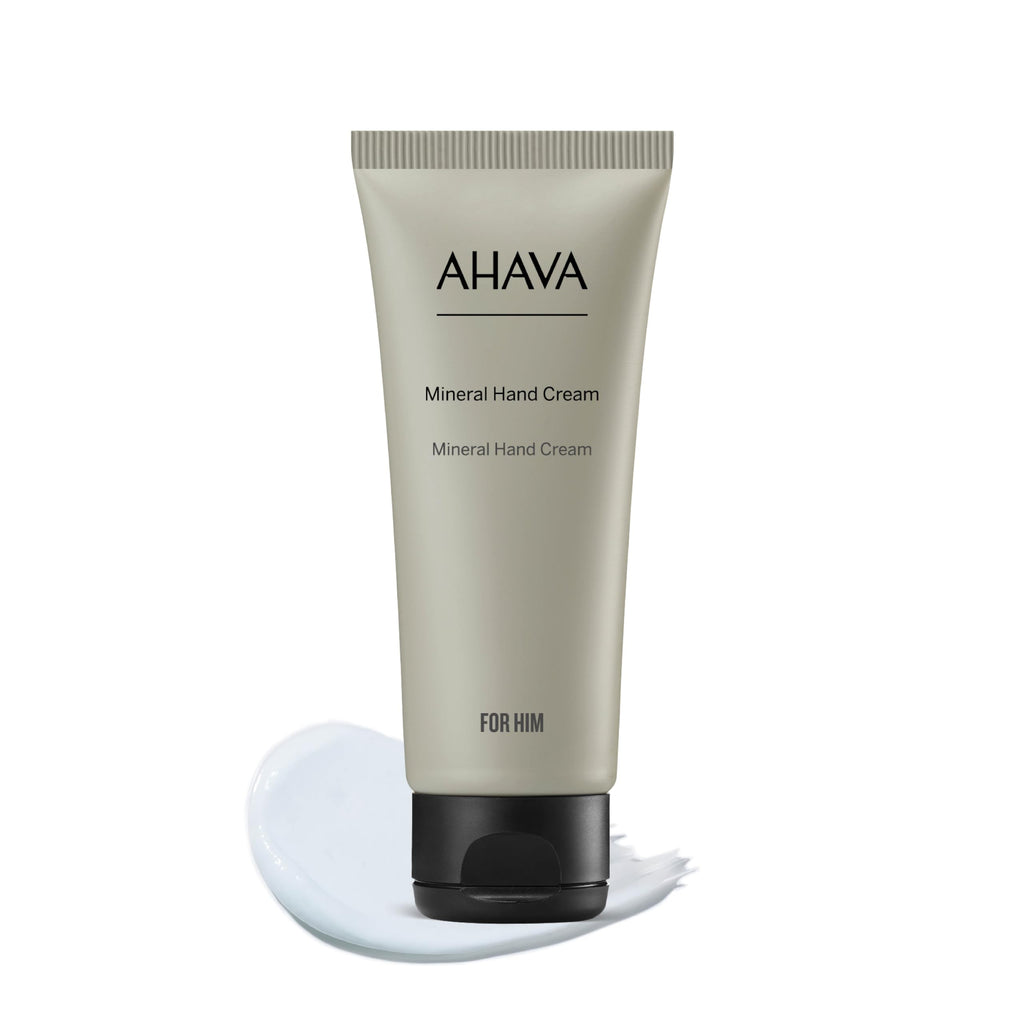 AHAVA Men's Mineral Hand Cream with G-Force, 3.4 Fl Oz