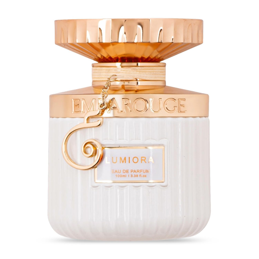 EMBAROUGE Lumiora Eau de Parfum, Floral Oud Fragrance for Women, 100 ml