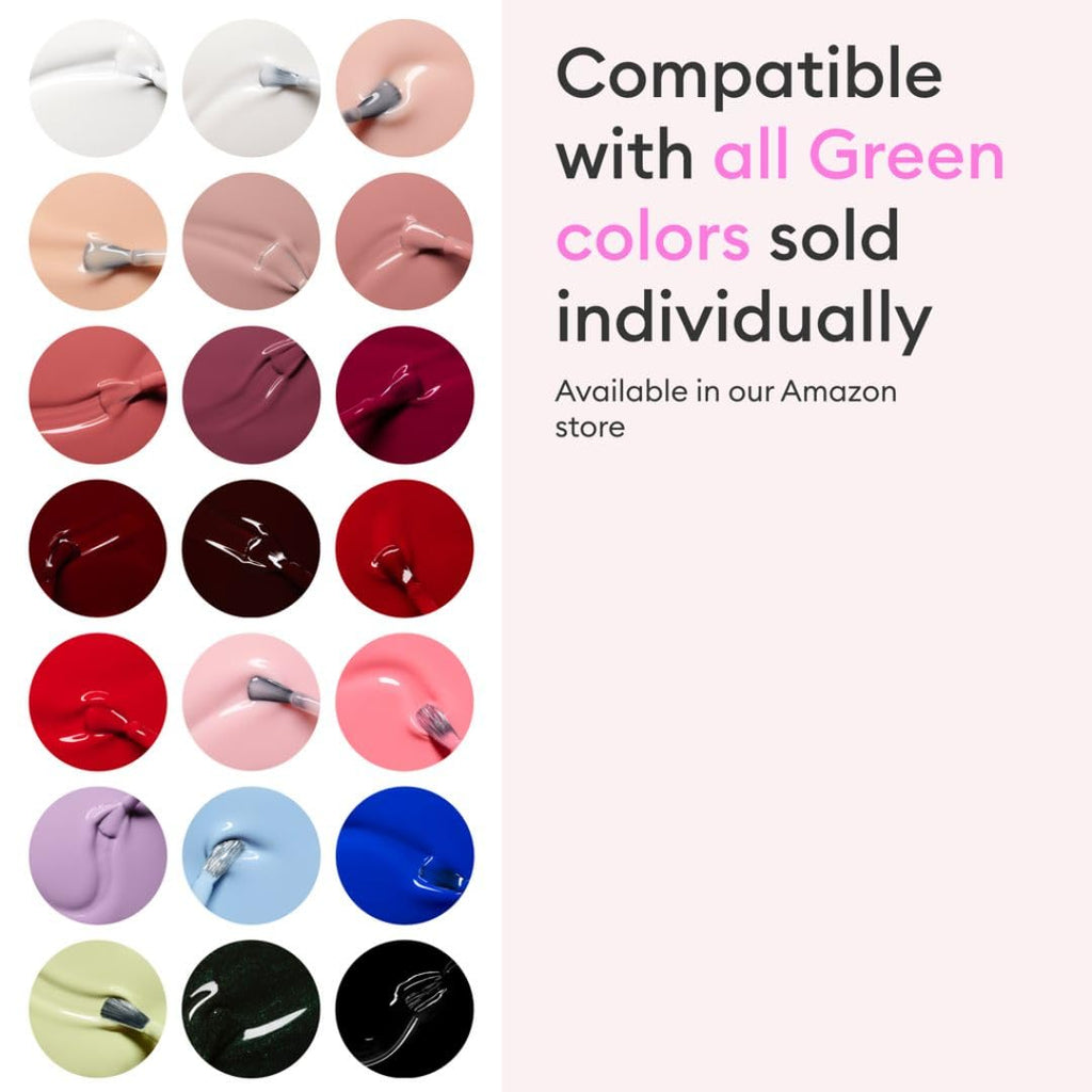 Manucurist Green System Poppy Red Nail Polish Manicure Kit