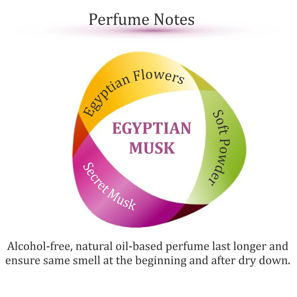 Zoha Egyptian Musk Alcohol-Free Perfume Oil for Women & Men