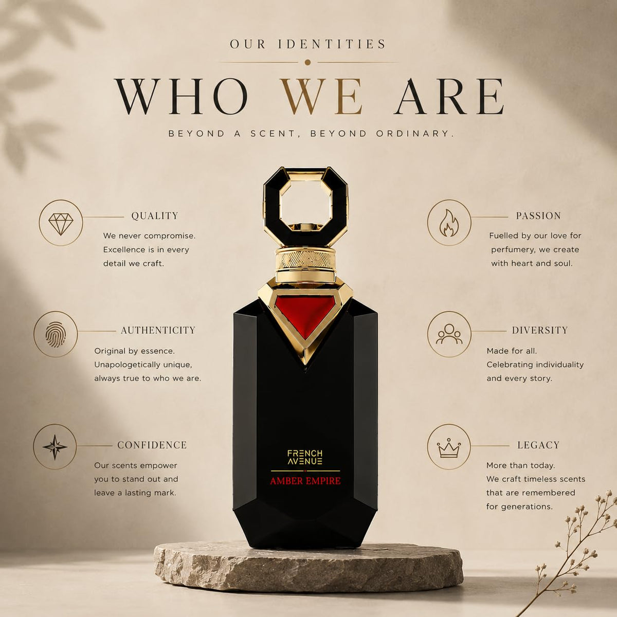 French Avenue Amber Empire Eau de Parfum 100ml