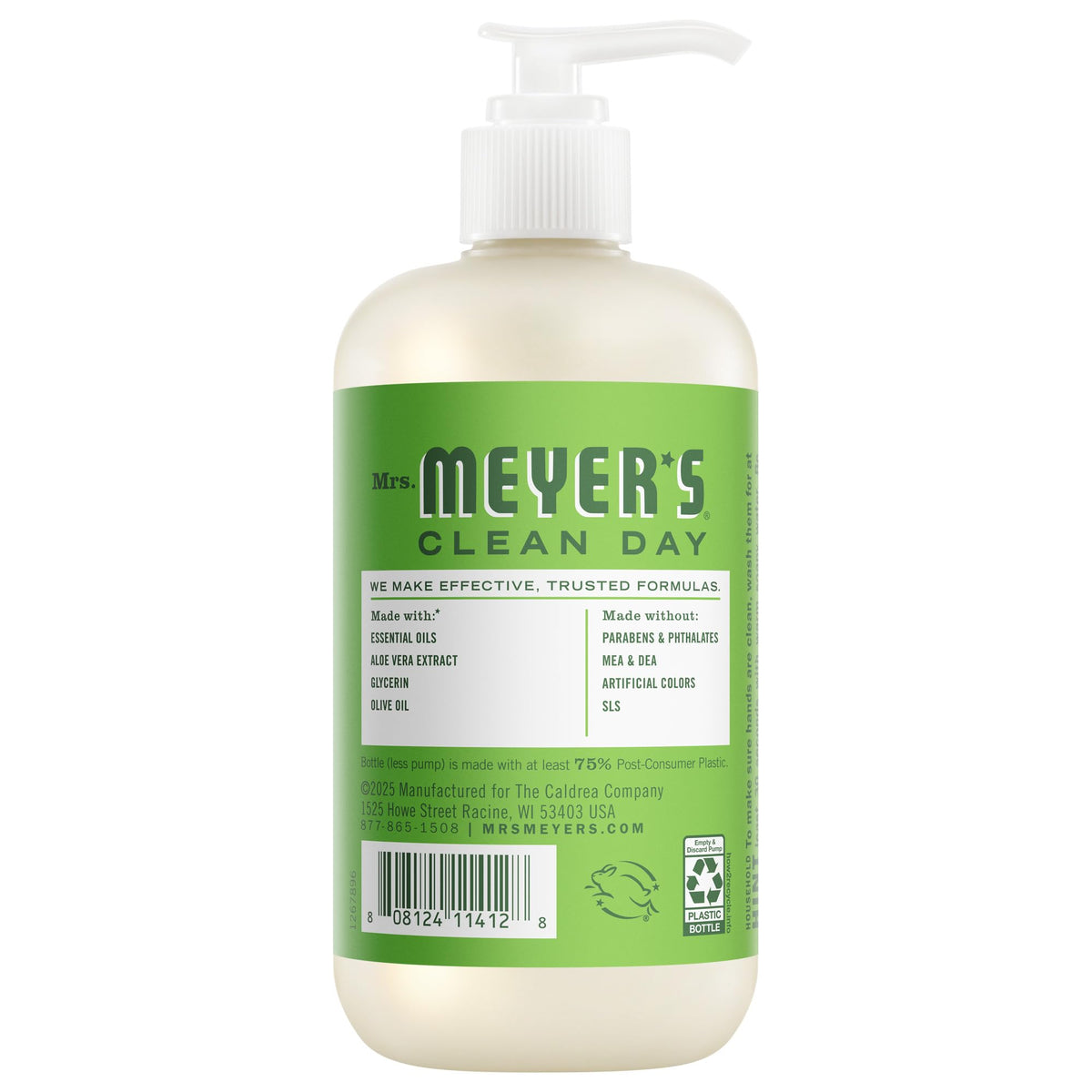 Mrs. Meyer's Clean Day Liquid Hand Soap, Lilac, Daisy & Fresh Cut Grass