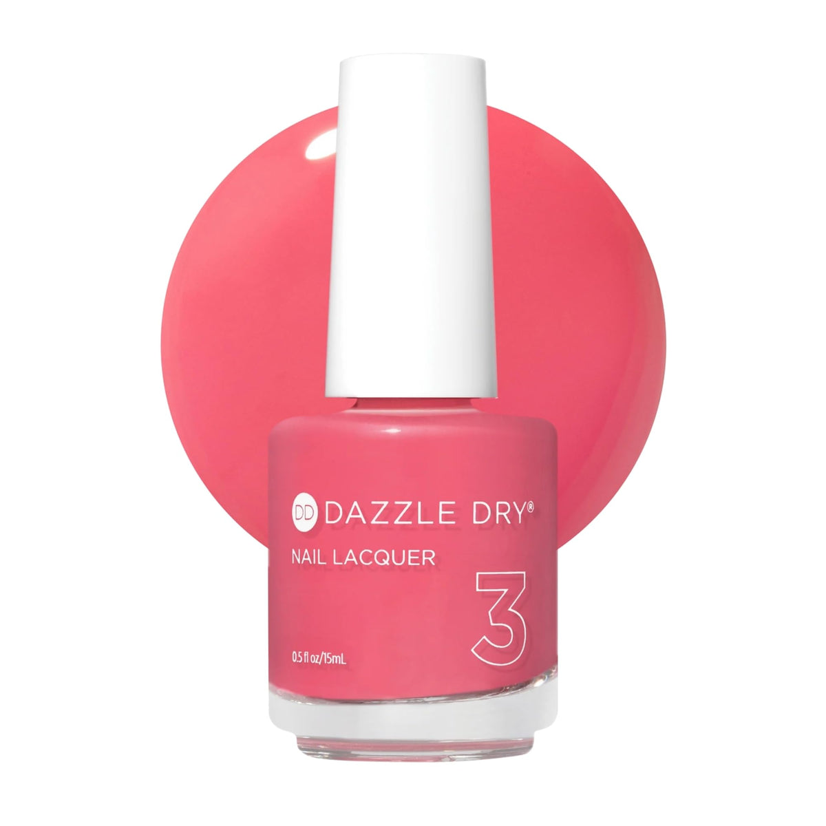 Dazzle Dry Nail Lacquer Step 3 Carnival Coral 0.5 fl oz