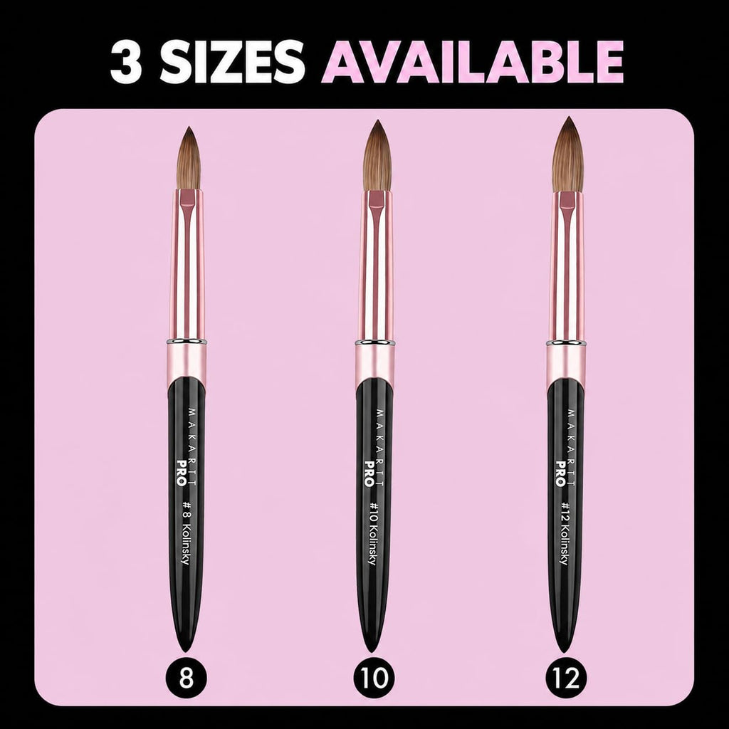 MakarttPro Pure Kolinsky Hair Acrylic Nail Brush