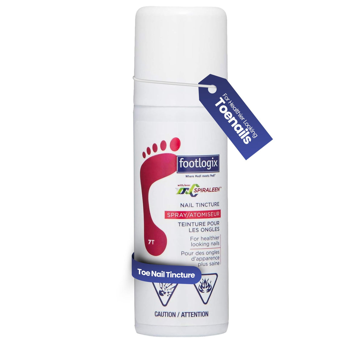 Footlogix Nail Tincture Spray with Spiraleen, Tea Tree Oil & Panthenol