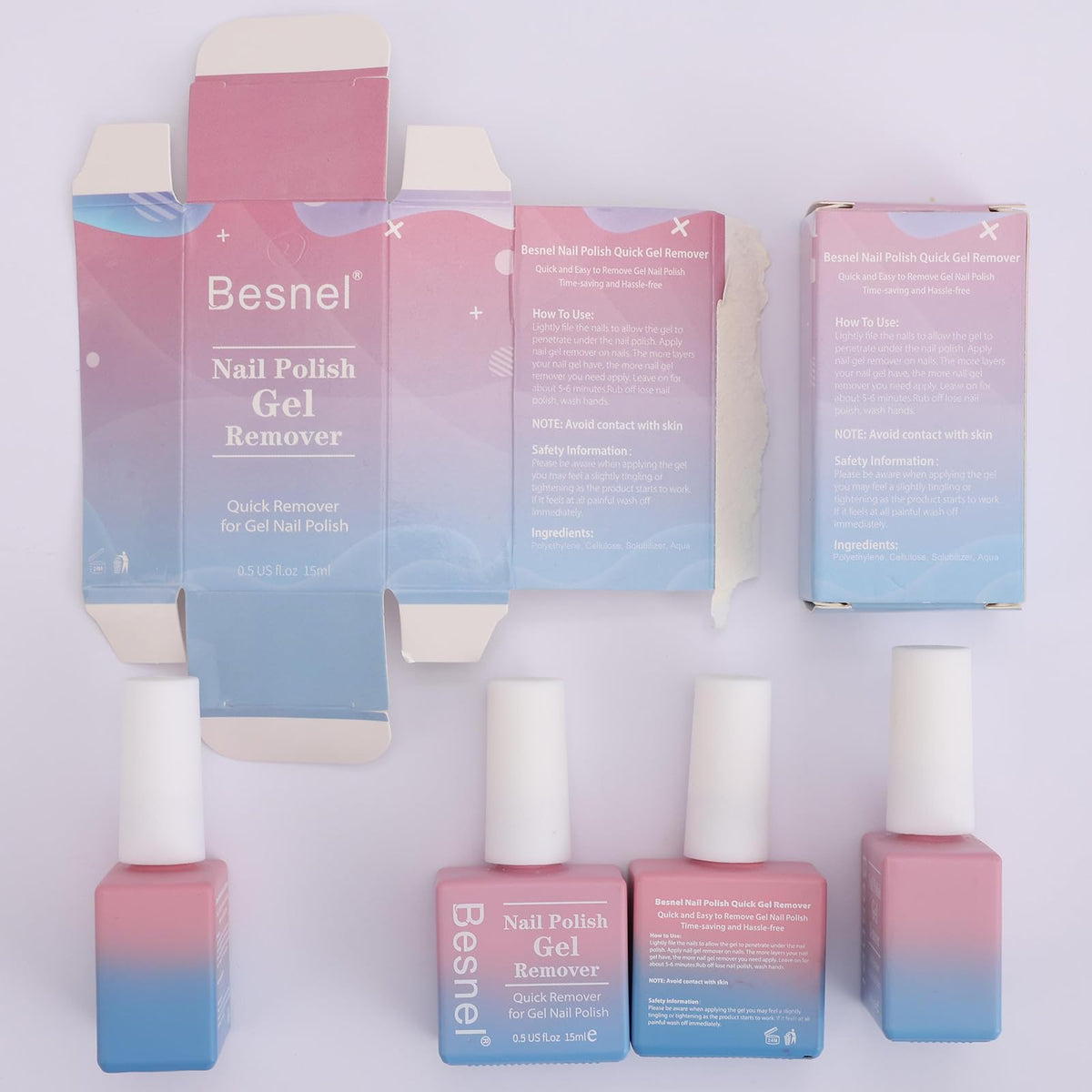 0.5 Fl Oz Gel Nail Polish Remover