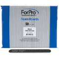 ForPro Professional Collection Black Foam Nail Files, 100/180 Grit, Double-Sided