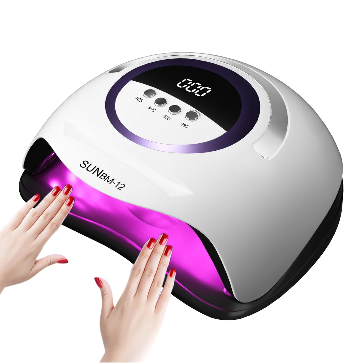 UV LED Nail Lamp with 72 Beads, 300W Gel Polish Nail Dryer