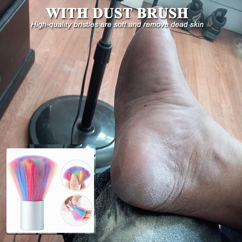 Electric Callus Remover Foot File with Adjustable Speed and 60 Discs