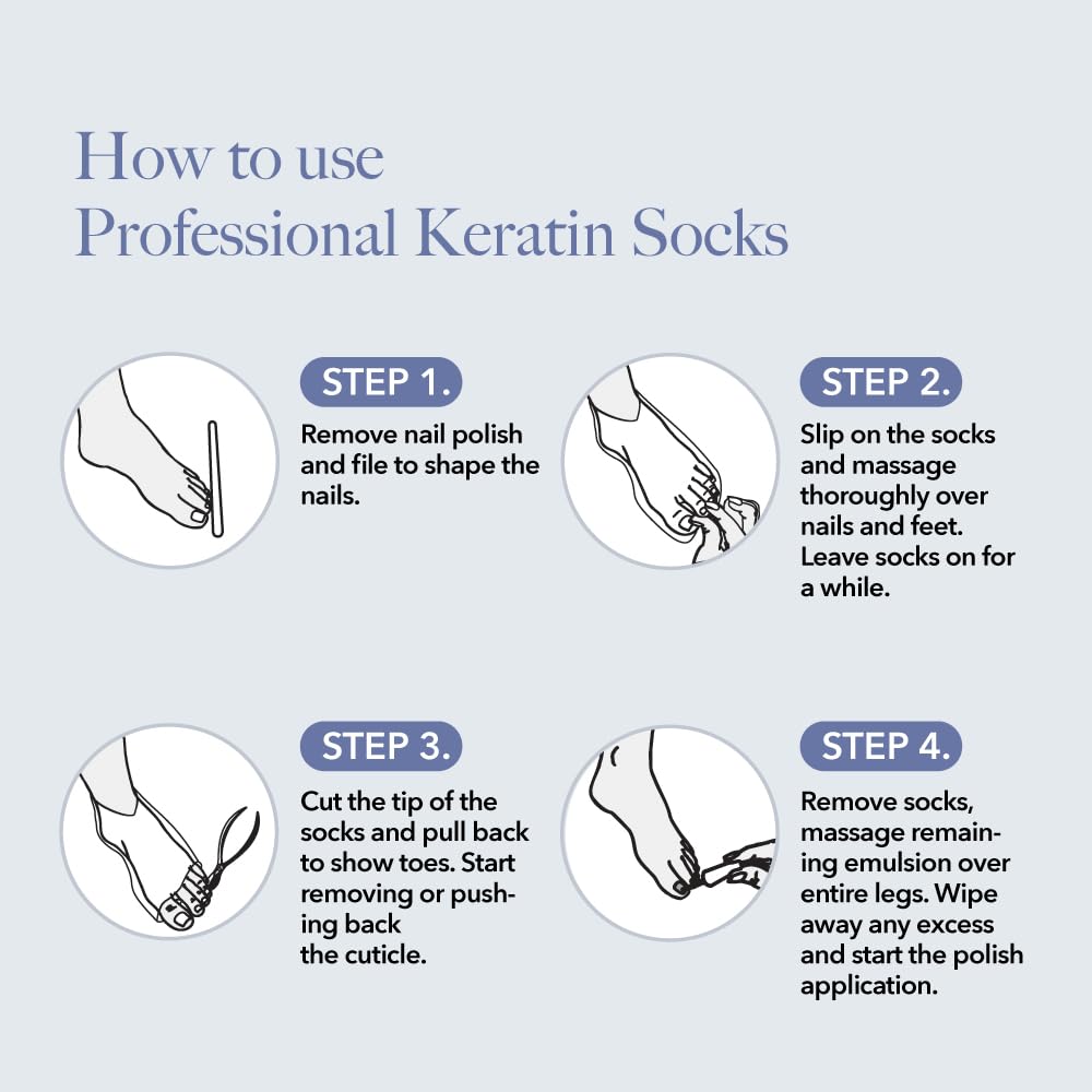 Bodipure Keratin Moisturizing Foot Mask Socks