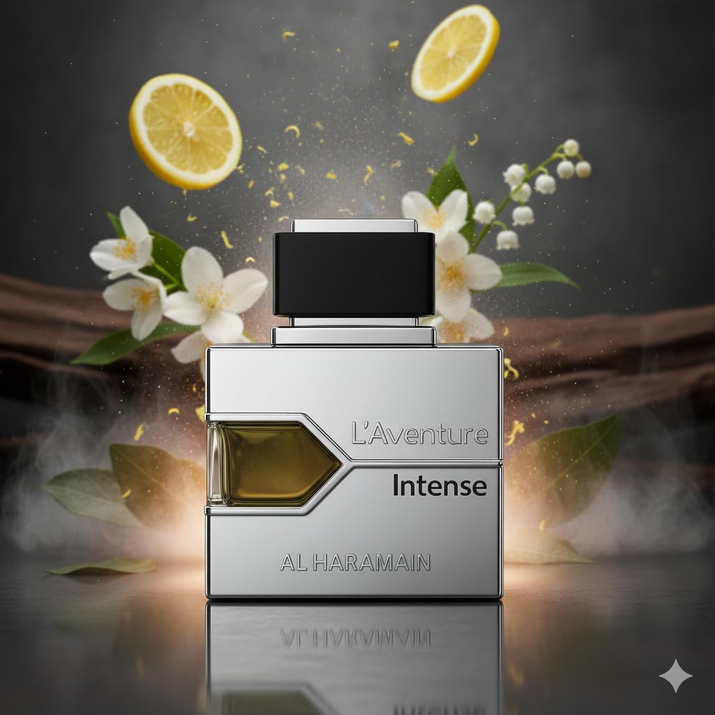 Al Haramain L'Aventure Intense for Men Eau de Parfum Spray, 3.4 oz