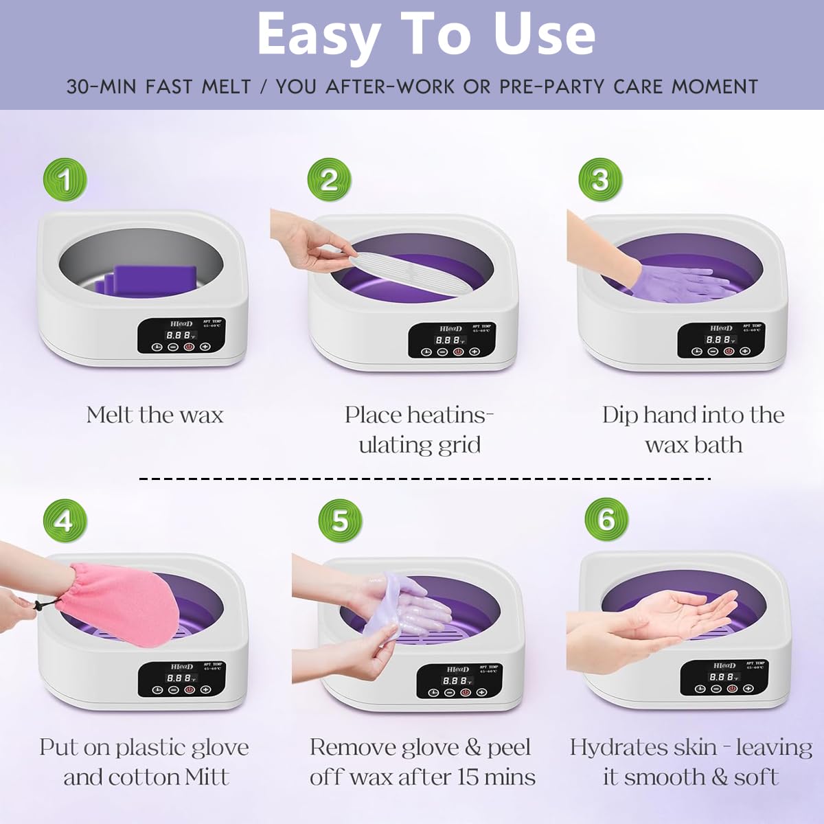 Paraffin Wax Machine with Touchscreen Temperature Control