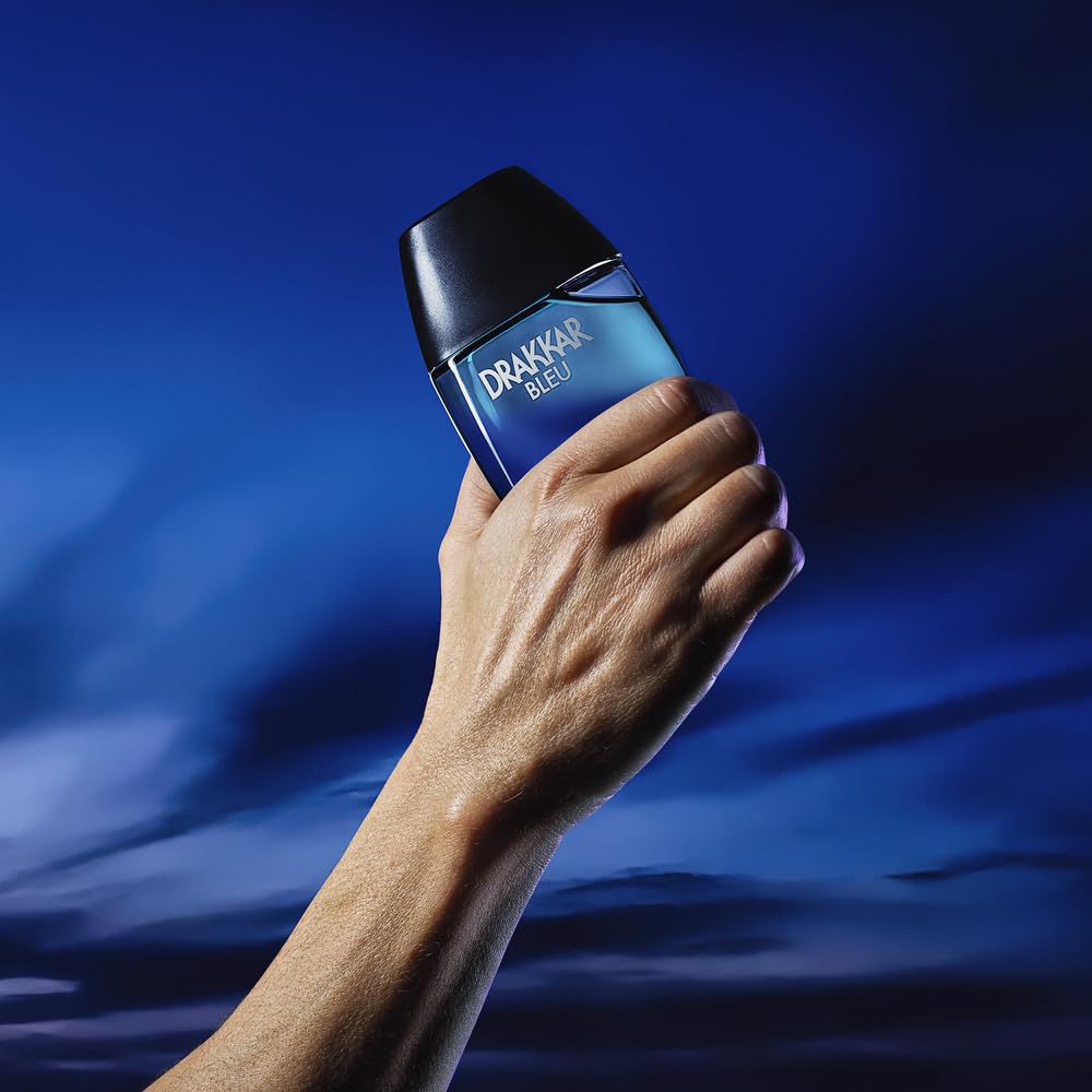 Guy Laroche Drakkar Bleu Eau de Parfum for Men, Aquatic Aromatic Fragrance