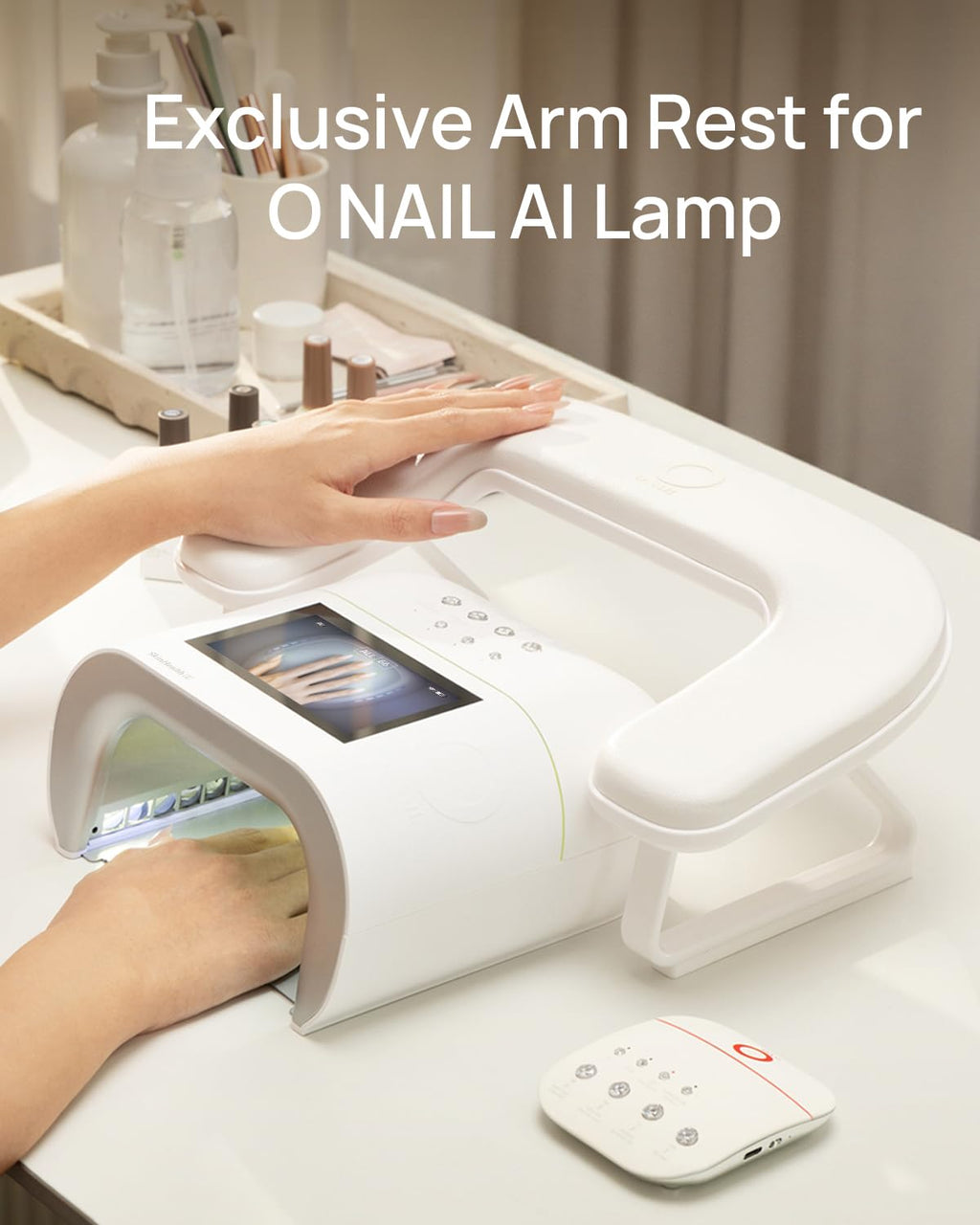 Manicure Arm Rest for Nail Techs, U-Shaped Nail Hand Rest Stand