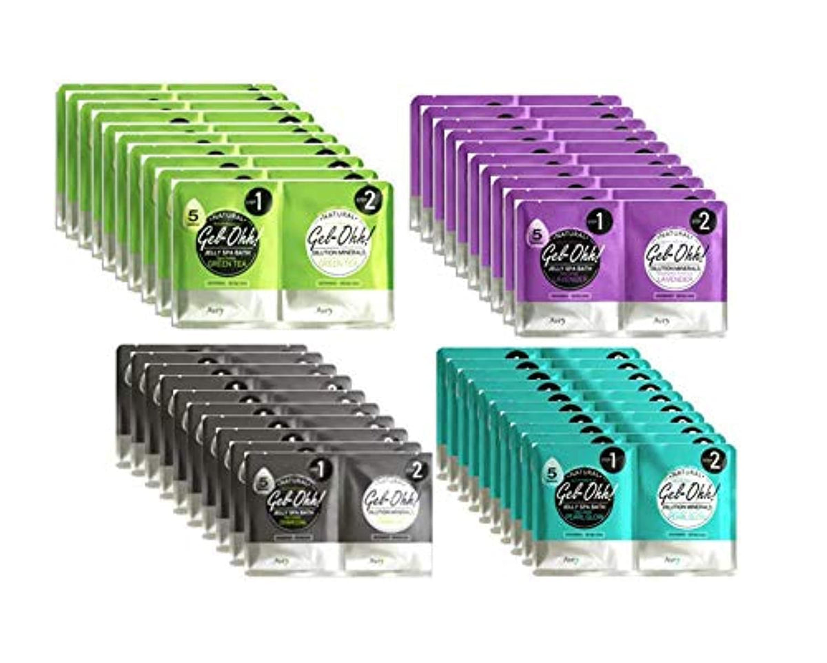 Avry Gel Ohh Spa Jelly Pedicure Footbath 40-Pack Combo