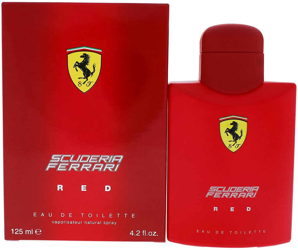 Ferrari Scuderia Red Eau de Toilette Spray, Citrus, 4.2 Fl Oz