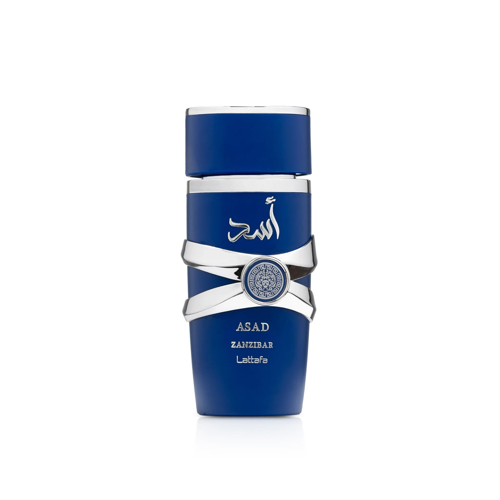Lattafa Asad Zanzibar Eau de Parfum for Men, Fresh Spicy Vanilla Fragrance