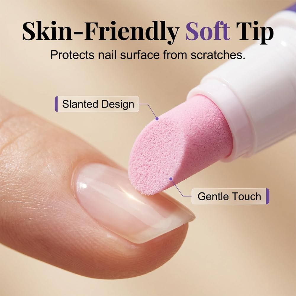 4-in-1 Cuticle Pusher Pen with Micro-Dosing Oil and Ceramic Tip