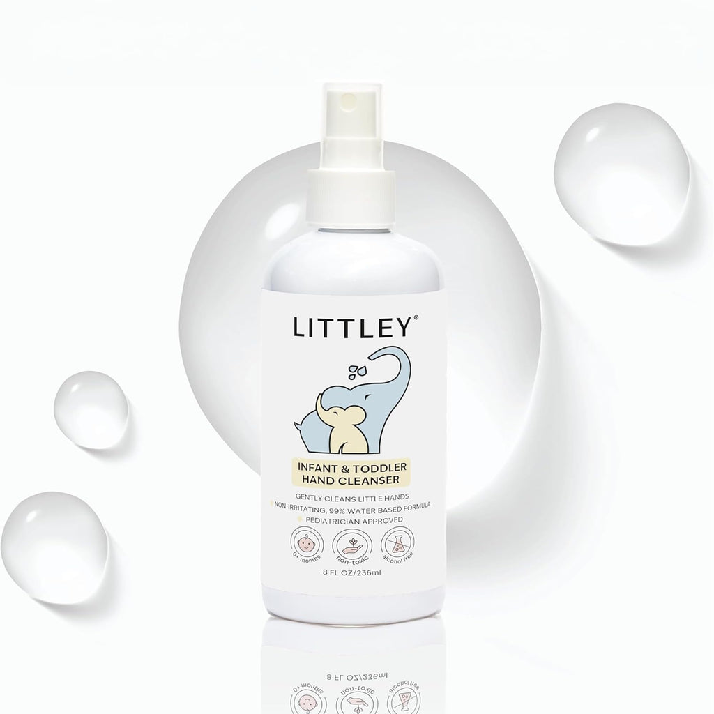 Littley Infant & Toddler Hand Cleanser HOCl Spray, 8 oz