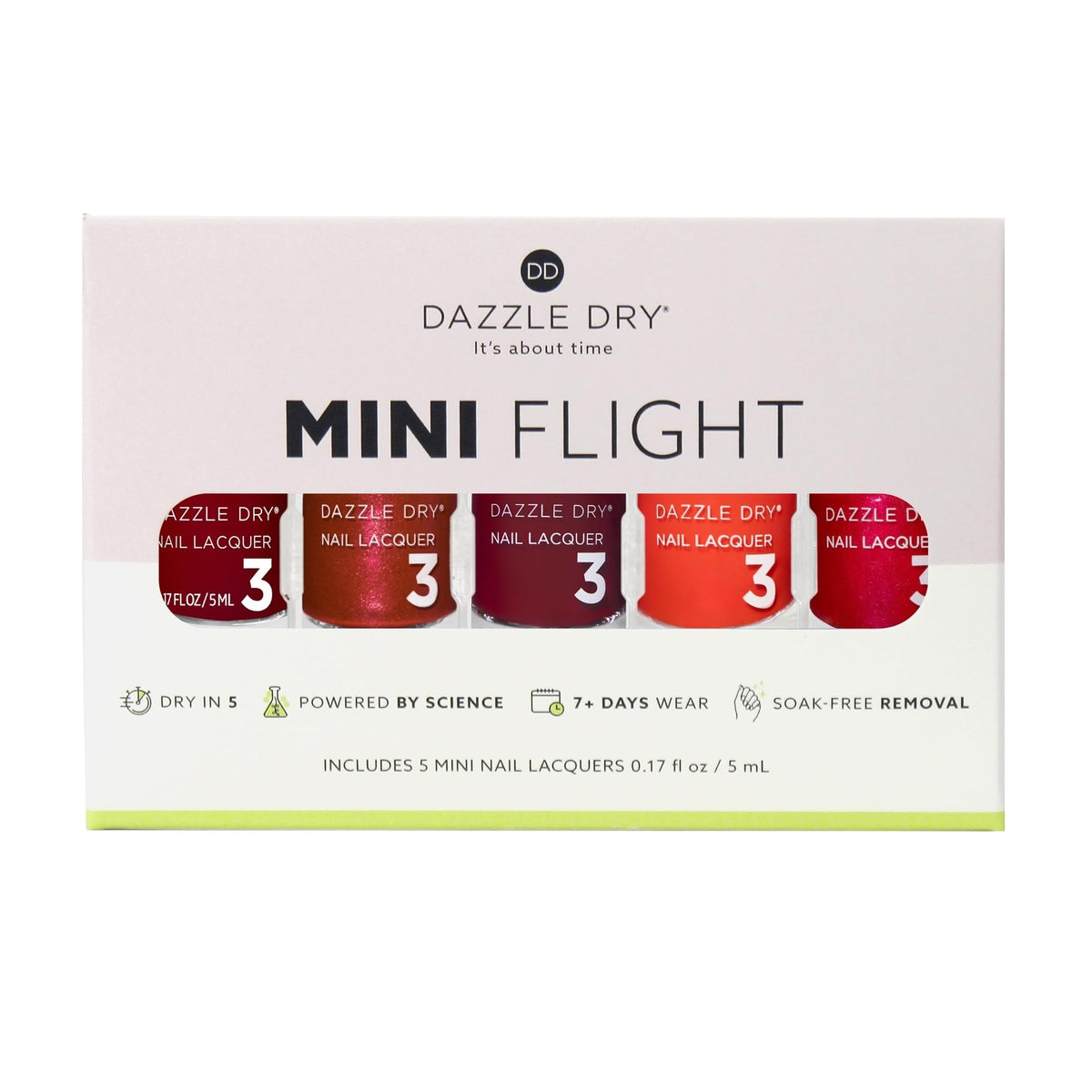 Dazzle Dry Mini Nail Lacquer Flight – Fast-Drying Nail Color Collection