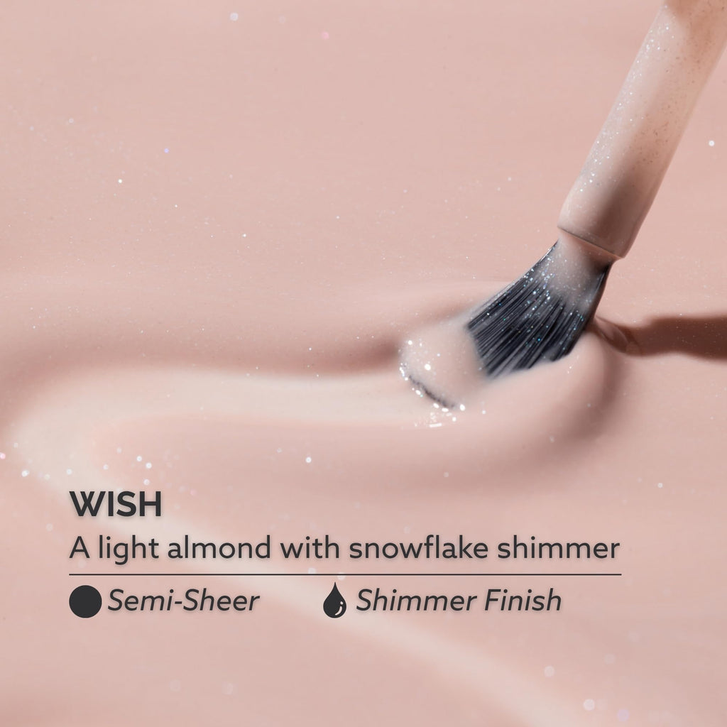 Dazzle Dry Nail Lacquer Step 3 – Wish, Light Almond Shimmer, 0.5 fl oz