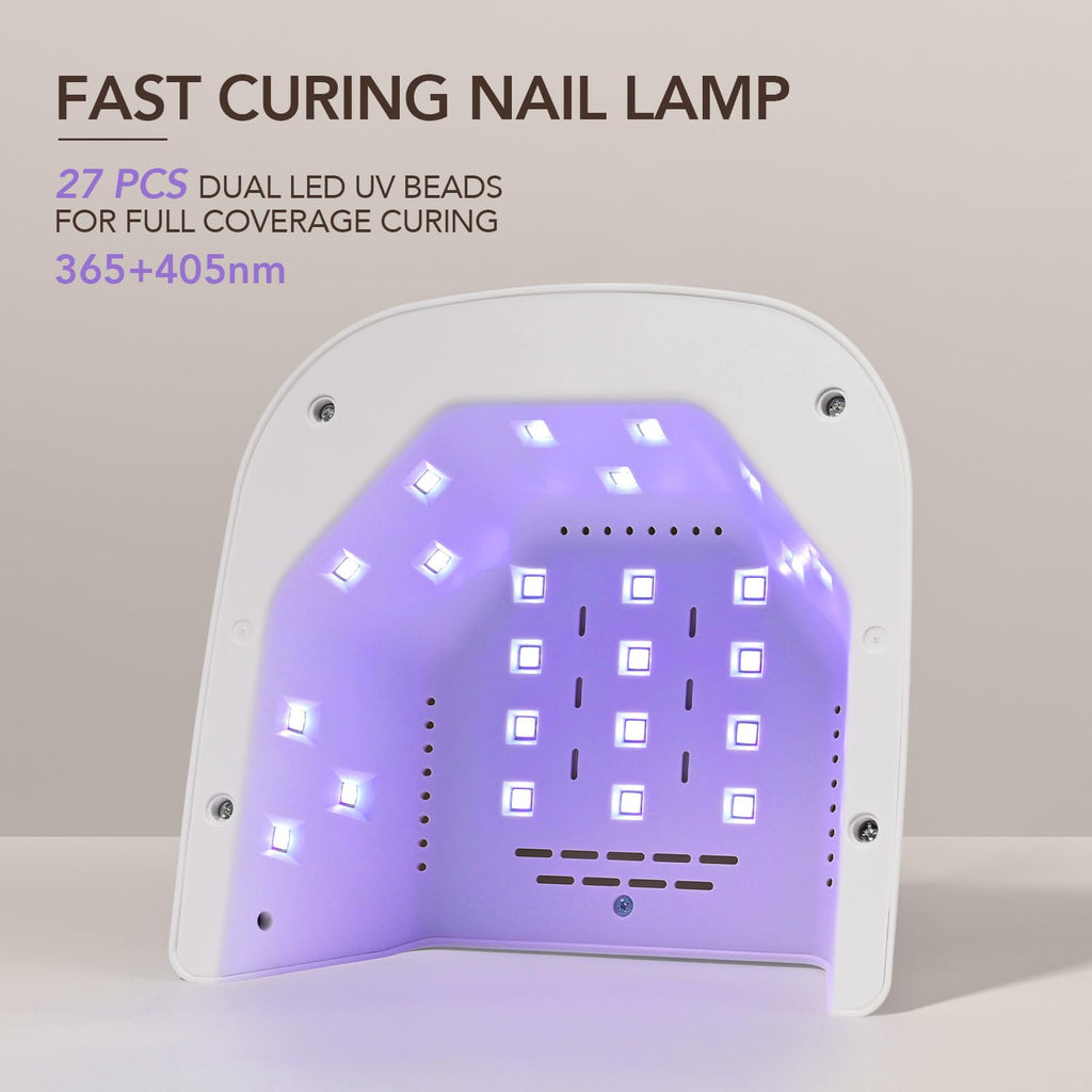 GAOY Gel Nail Polish Kit with UV LED Lamp
