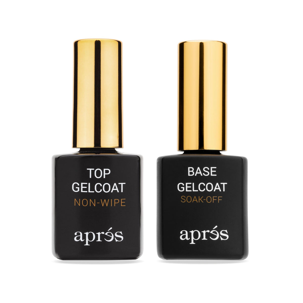 APRÉS Base Gelcoat & Non-Wipe Glossy Top Gelcoat Set 15ml