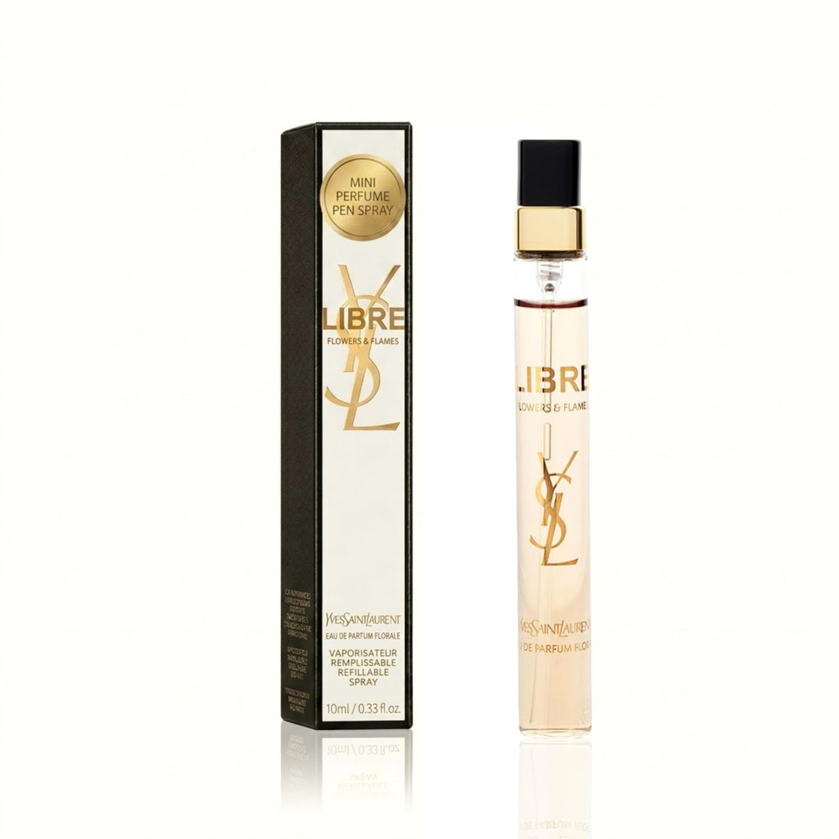 Yves Saint Laurent Libre Flowers & Flames Eau De Parfum Spray for Women, 10 ml