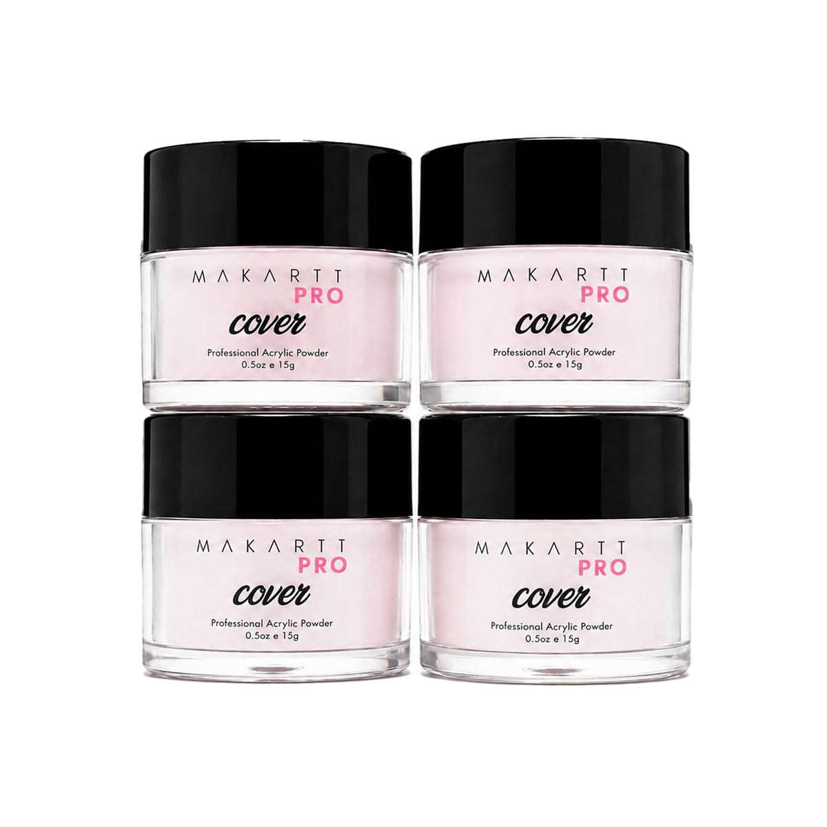 MakarttPro Acrylic Powder Set, 4-Color Cover Powder Collection