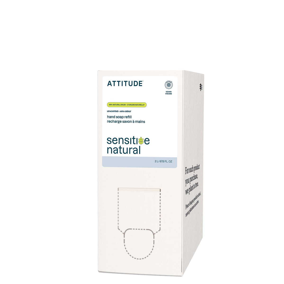 ATTITUDE Gentle Liquid Hand Soap Refill