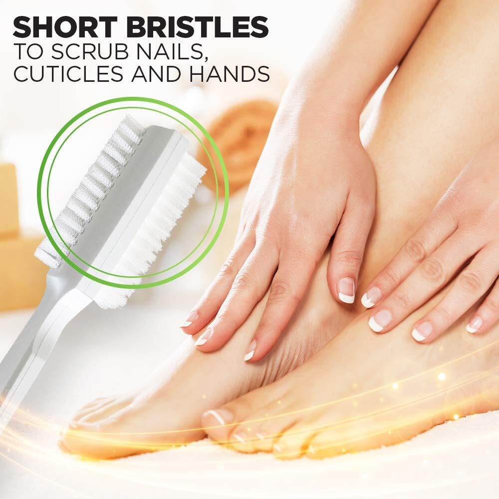 Fuller Brush Hand 'N Nail Brush with Double-Sided Nylon Bristles