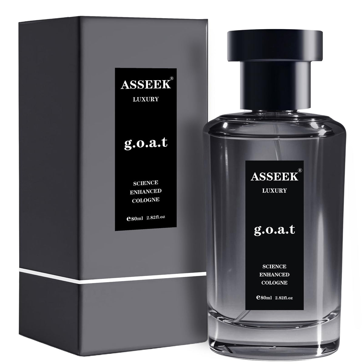 ASSEEK G.O.A.T Cologne for Men, Woody Fougere Fragrance, 80ml